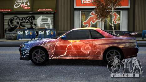 Nissan Skyline R34 Owyna S10 para GTA 4