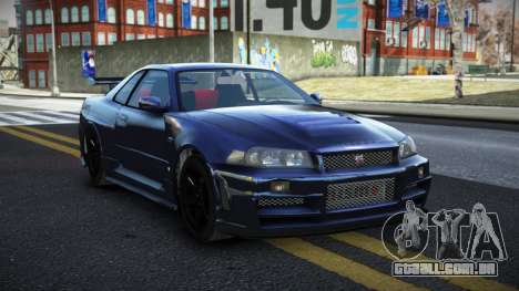 Nissan Skyline R34 Iwuq para GTA 4
