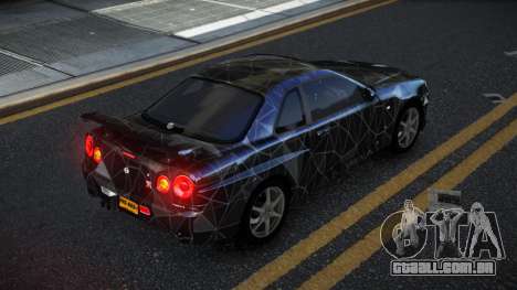 Nissan Skyline R34 Calosca S4 para GTA 4