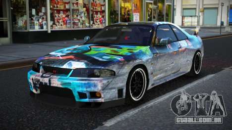 Nissan Skyline R33 Risic S14 para GTA 4
