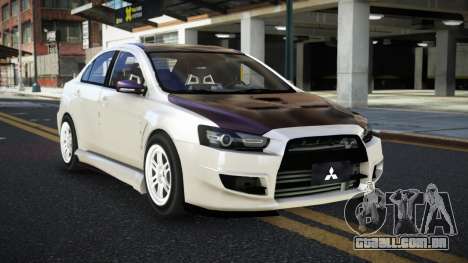 Mitsubishi Lancer Evolution X Tachecunu para GTA 4