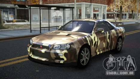 Nissan Skyline R34 Calosca S7 para GTA 4