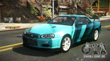 Nissan Skyline R34 Nehgan S3 para GTA 4