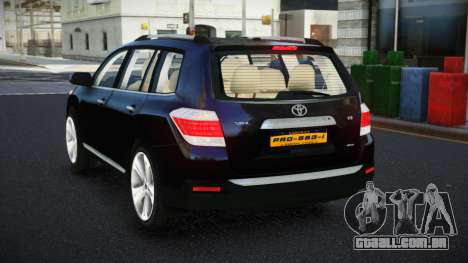 Toyota Highlander Kukayu para GTA 4