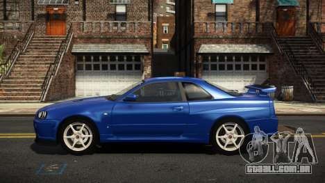 Nissan Skyline R34 Nehgan para GTA 4
