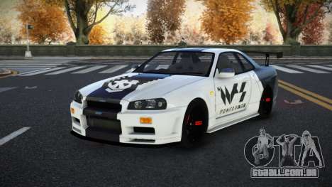Nissan Skyline R34 Qoyawaqi para GTA 4