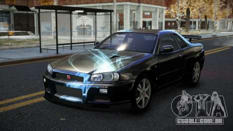 Nissan Skyline R34 Calosca S5 para GTA 4