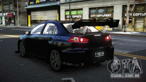 Mitsubishi Lancer Evolution X Yige para GTA 4