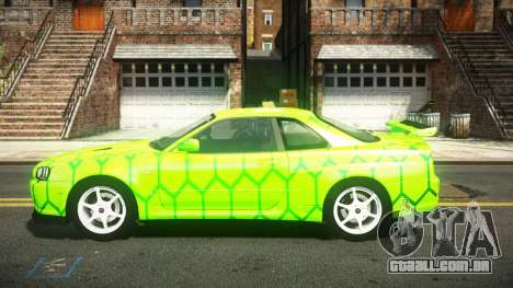 Nissan Skyline R34 Nehgan S8 para GTA 4