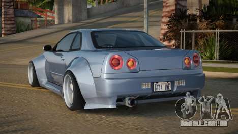 Nissan Skyline R34 GT-R Widebody Mk.X para GTA San Andreas