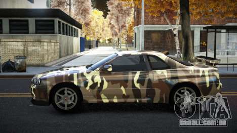 Nissan Skyline R34 Calosca S7 para GTA 4