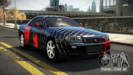 Nissan Skyline R34 Nehgan S12 para GTA 4