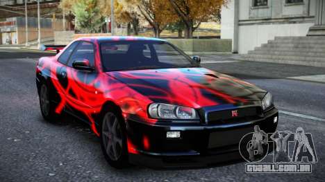 Nissan Skyline R34 Owyna S12 para GTA 4