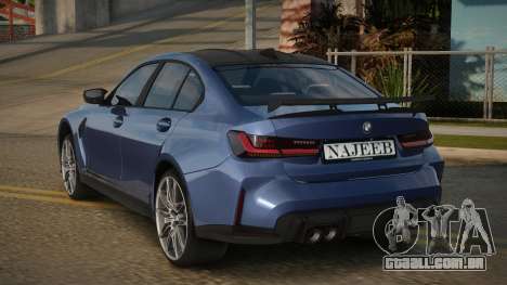 BMW M3 G80 V1.2 para GTA San Andreas