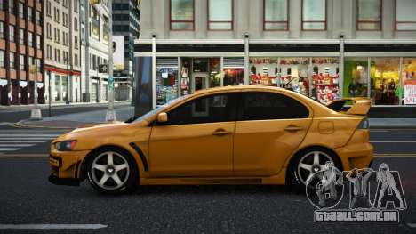 Mitsubishi Lancer Evolution X Jigwus para GTA 4