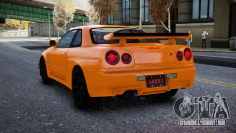 Nissan Skyline R34 Getasonor para GTA 4