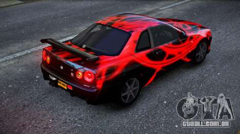 Nissan Skyline R34 Owyna S12 para GTA 4