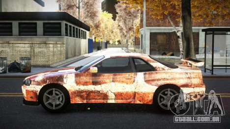 Nissan Skyline R34 Calosca S6 para GTA 4