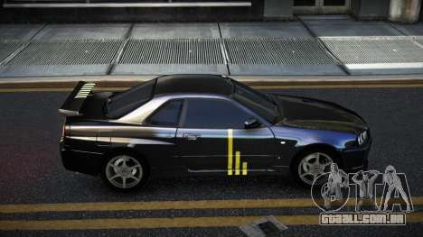 Nissan Skyline R34 Calosca S2 para GTA 4