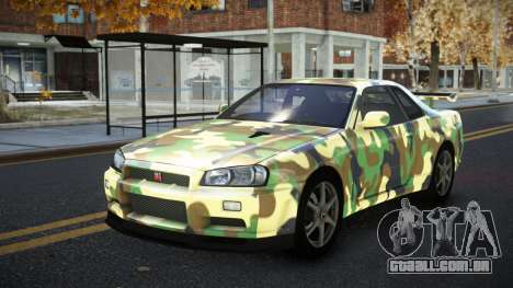Nissan Skyline R34 Calosca S12 para GTA 4