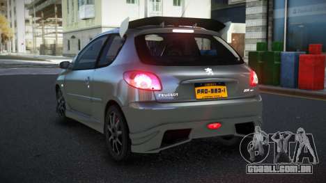 Peugeot 206 Jiujo para GTA 4