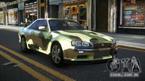 Nissan Skyline R34 Calosca S11 para GTA 4