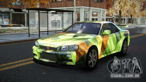 Nissan Skyline R34 Calosca S9 para GTA 4