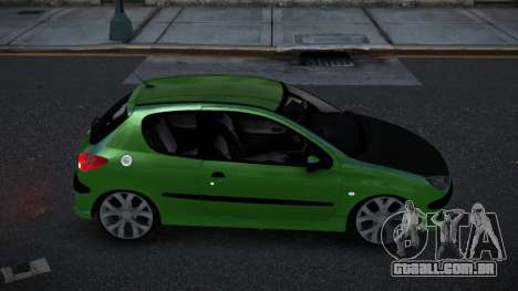 Peugeot 206 Kiwkir para GTA 4
