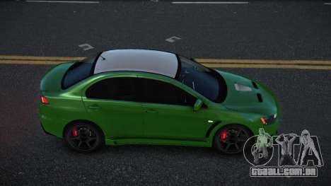 Mitsubishi Lancer Evolution X Gehja para GTA 4