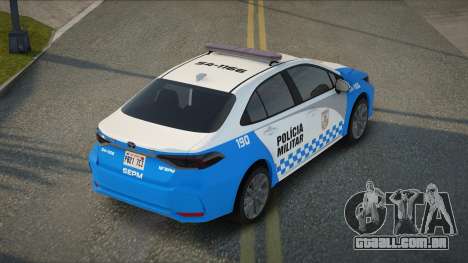 Toyota Corolla 2021 PMERJ 2025 para GTA San Andreas