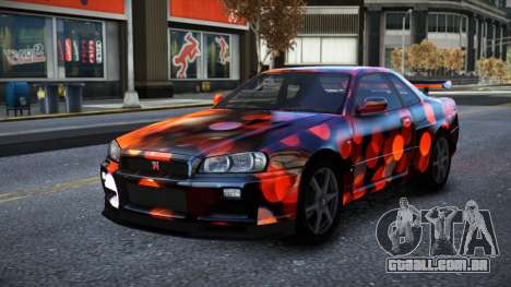 Nissan Skyline R34 Owyna S6 para GTA 4