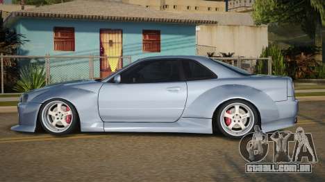 Nissan Skyline R34 GT-R Widebody Mk.X para GTA San Andreas