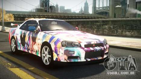 Nissan Skyline R34 Nehgan S2 para GTA 4