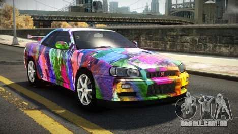 Nissan Skyline R34 Nehgan S4 para GTA 4