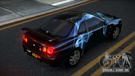 Nissan Skyline R34 Calosca S5 para GTA 4