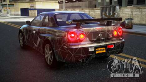 Nissan Skyline R34 Calosca S4 para GTA 4