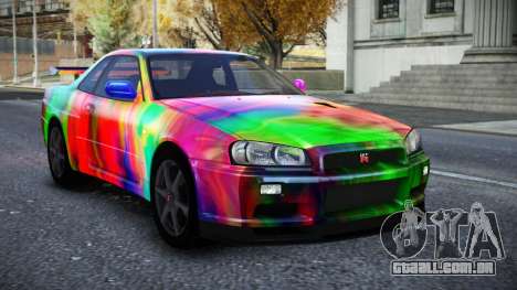 Nissan Skyline R34 Owyna S14 para GTA 4