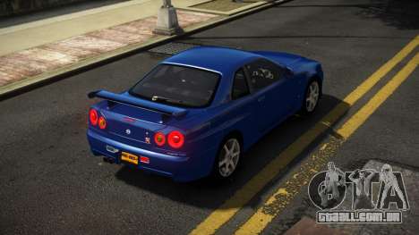 Nissan Skyline R34 Nehgan para GTA 4