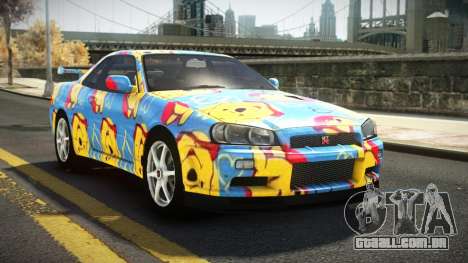 Nissan Skyline R34 Nehgan S5 para GTA 4