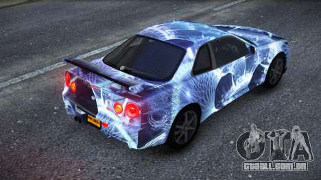 Nissan Skyline R34 Owyna S3 para GTA 4