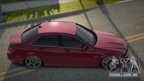 Mercedes-Benz C63 AMG 10th para GTA San Andreas
