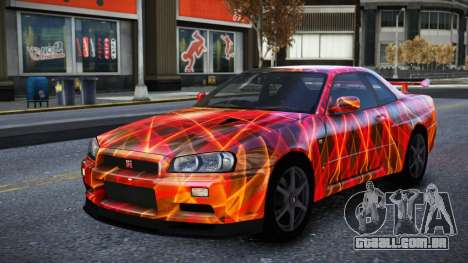 Nissan Skyline R34 Owyna S13 para GTA 4