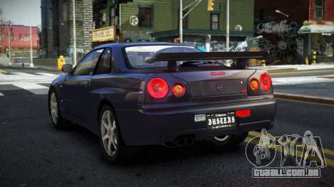 Nissan Skyline R34 Zaeji para GTA 4