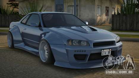 Nissan Skyline R34 GT-R Widebody Mk.X para GTA San Andreas