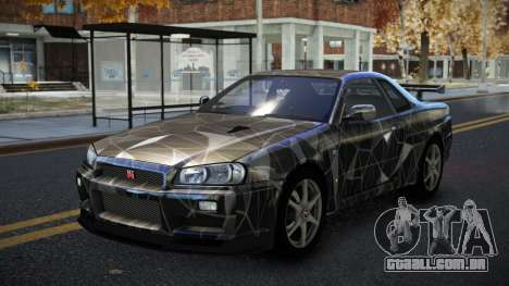 Nissan Skyline R34 Calosca S4 para GTA 4