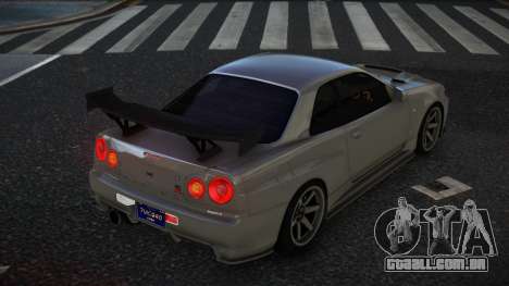 Nissan Skyline R34 Royabive para GTA 4