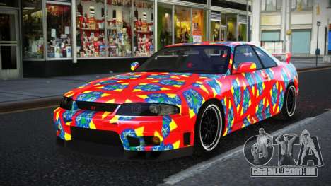 Nissan Skyline R33 Risic S1 para GTA 4