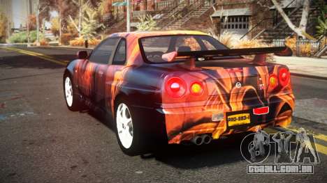 Nissan Skyline R34 Nehgan S14 para GTA 4