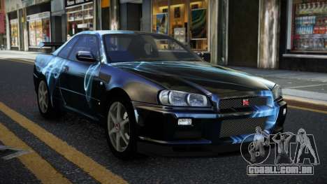 Nissan Skyline R34 Calosca S5 para GTA 4