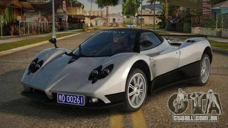Pagani Zonda F Roadster LHD para GTA San Andreas